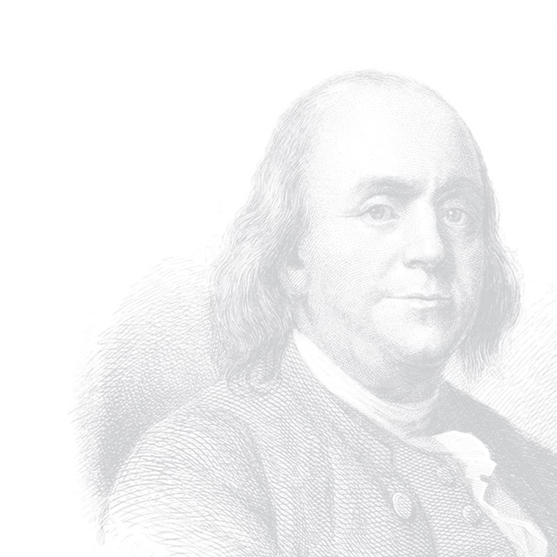 Ben Franklin Background Illustration